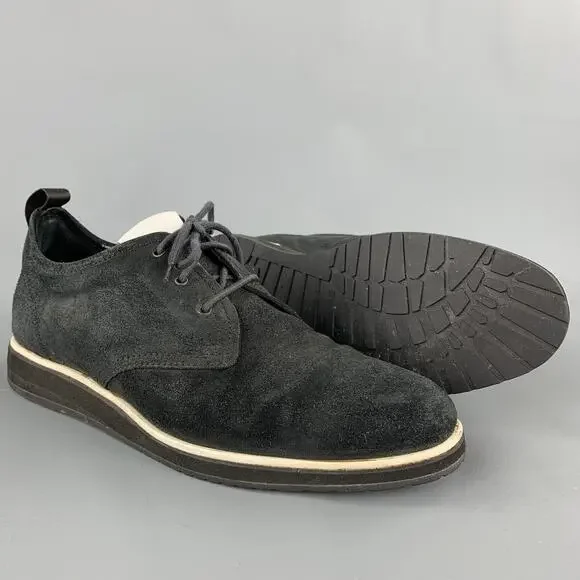 RAG & BONE Size 10 Black Suede Lace Up Shoes